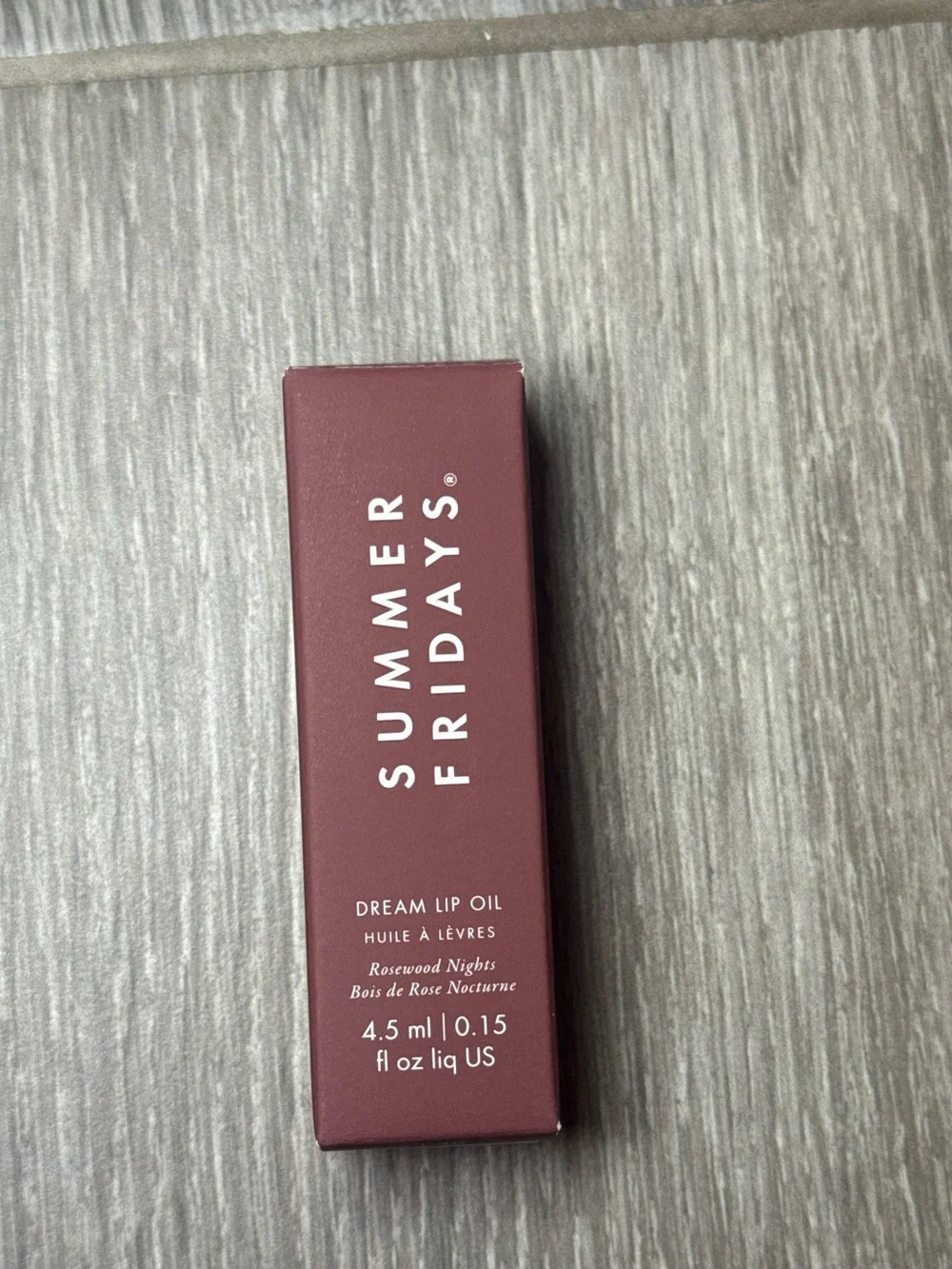NWT Summer Fridays Dream Lip Oil “Rosewood Nights”